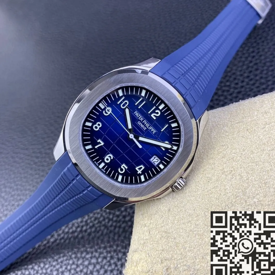 Sporty Patek Philippe Aquanaut 5168G-001 Blue Dial Watch 3K Factory 1931
