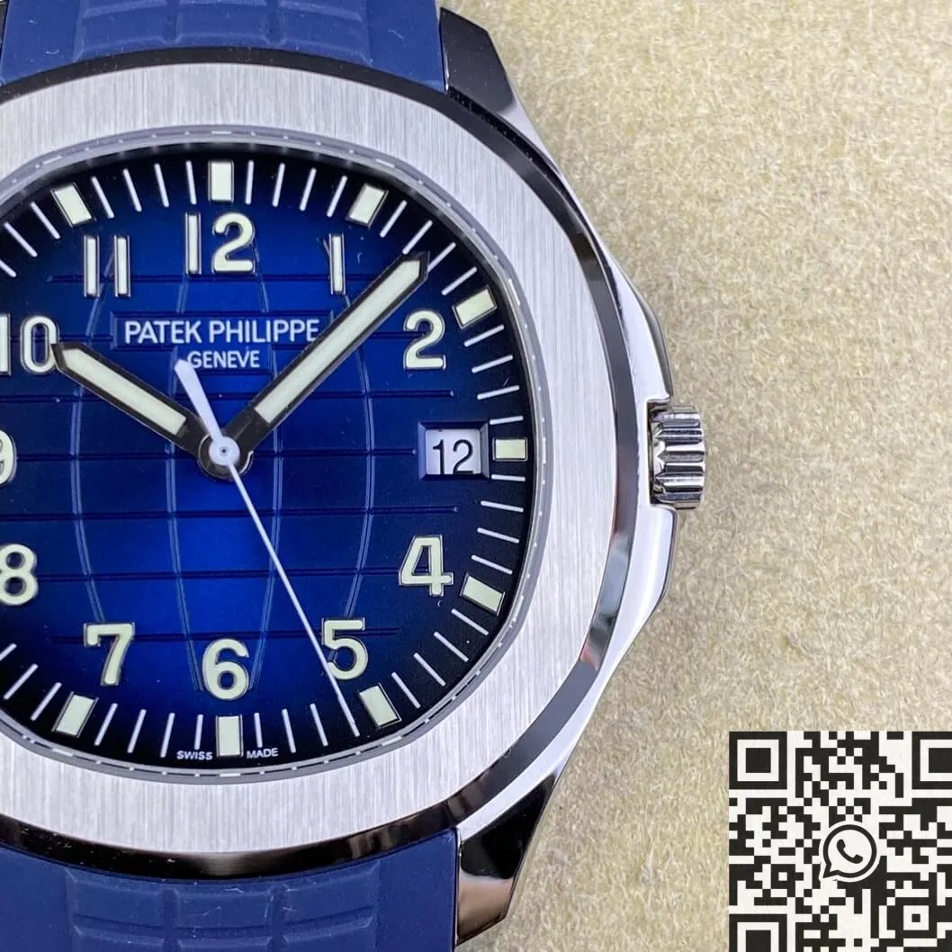 Sporty Patek Philippe Aquanaut 5168G-001 Blue Dial Watch 3K Factory 1931