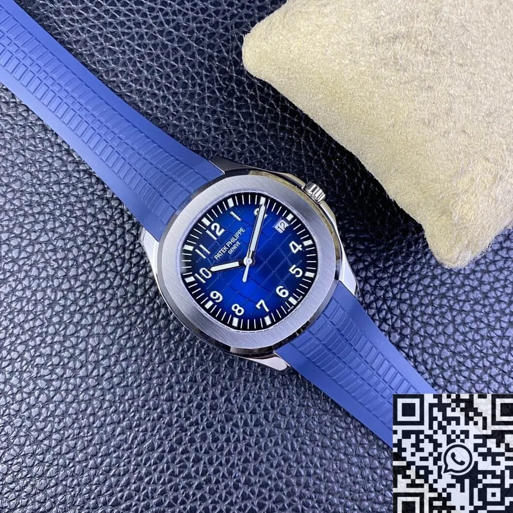 Sporty Patek Philippe Aquanaut 5168G-001 Blue Dial Watch 3K Factory 1931