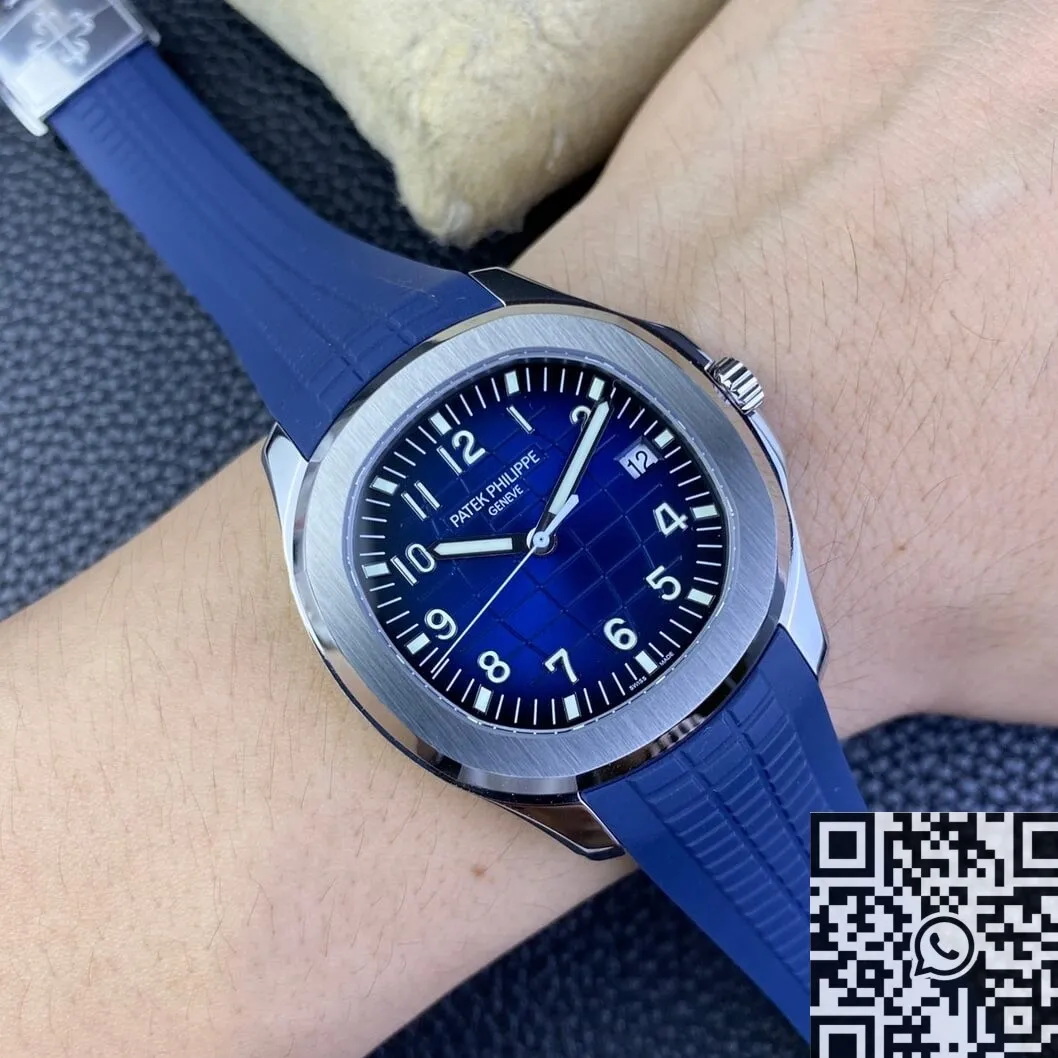 Sporty Patek Philippe Aquanaut 5168G-001 Blue Dial Watch 3K Factory 1931