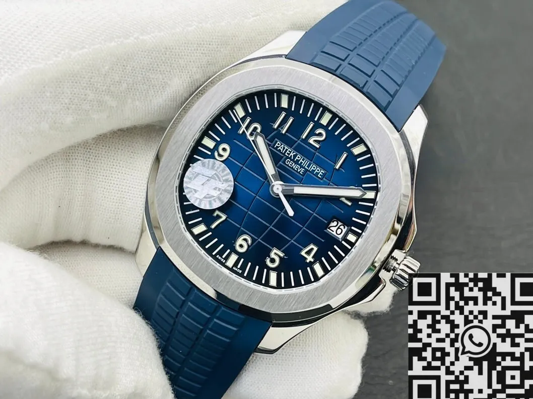 EyeCatching Patek Philippe Aquanaut 5168G-001 Blue Dial Watch ZF Factory 2263