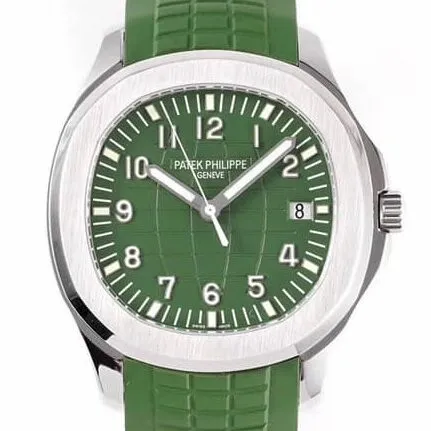 Bright Patek Philippe Aquanaut 5168G-010 Green Dial Watch ZF Factory 2262