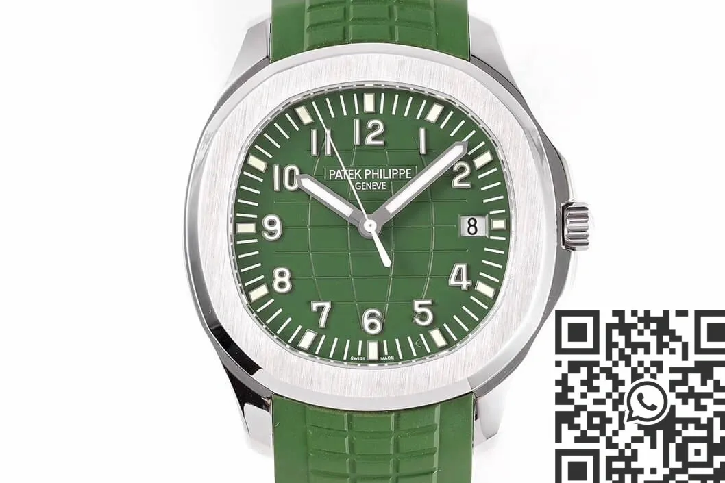Bright Patek Philippe Aquanaut 5168G-010 Green Dial Watch ZF Factory 2262