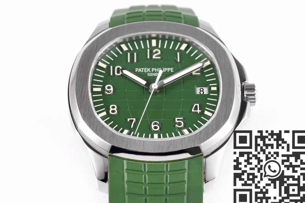 Bright Patek Philippe Aquanaut 5168G-010 Green Dial Watch ZF Factory 2262
