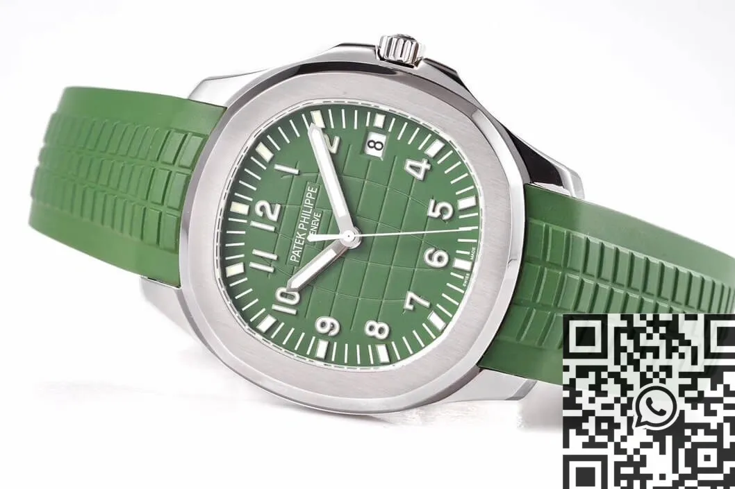 Bright Patek Philippe Aquanaut 5168G-010 Green Dial Watch ZF Factory 2262