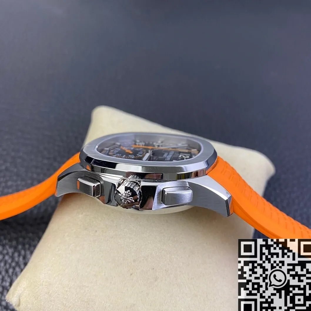 Popular Patek Philippe Aquanaut 5968A-001 Orange Rubber Strap Watch OM Factory 748