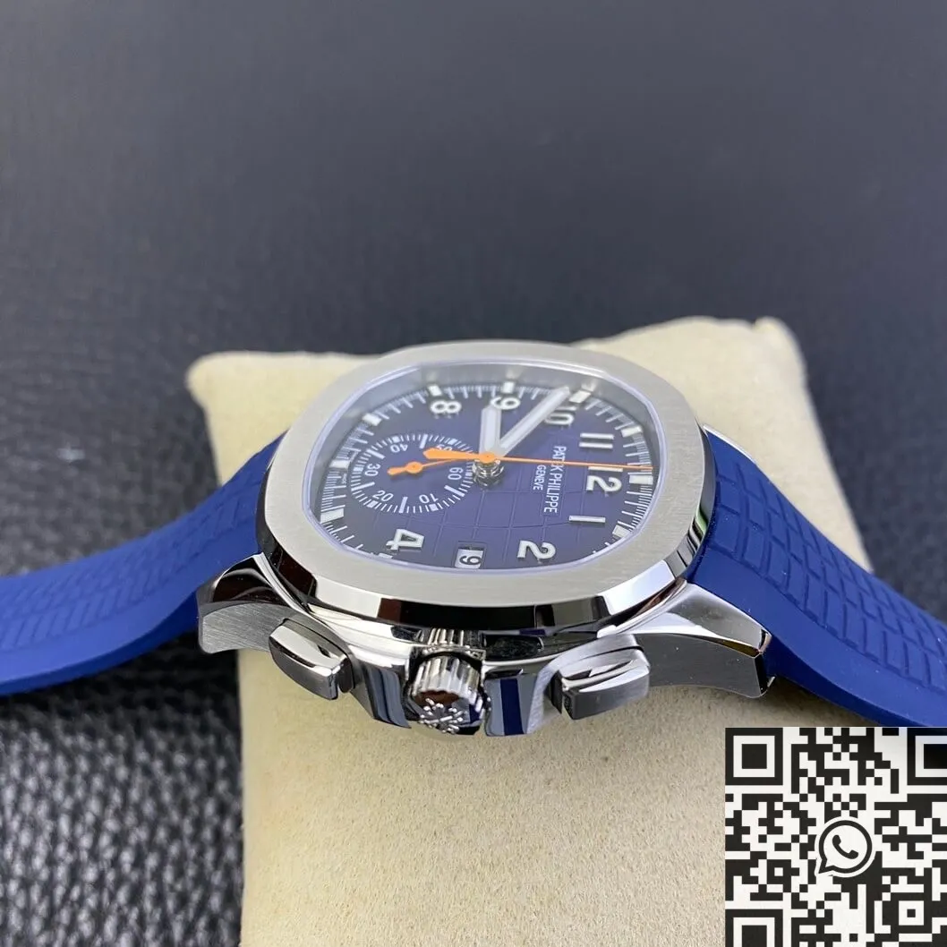 Elegant Patek Philippe Aquanaut 5968A Blue Dial Watch OM Factory 745