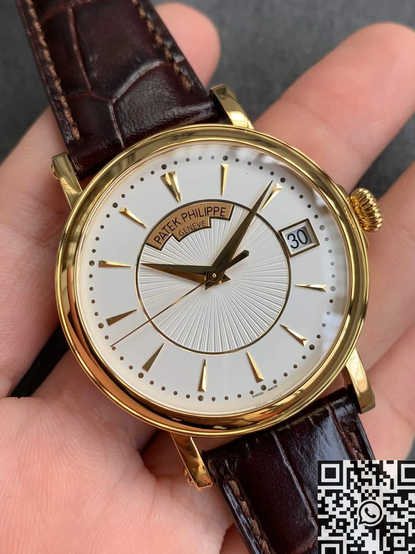 TimelessDesign Patek Philippe Calatrava 5153J-001 Gold Watch Case ZF Factory 2264
