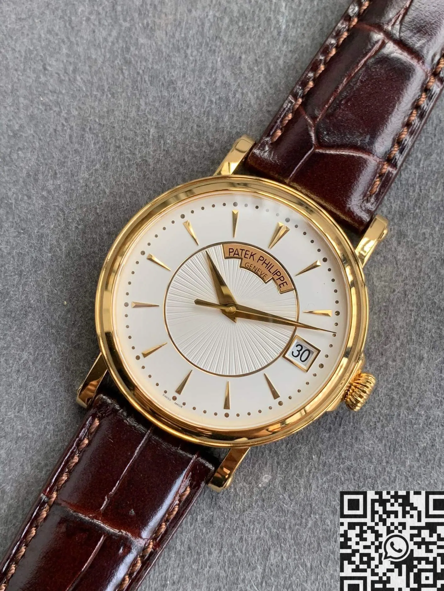 TimelessDesign Patek Philippe Calatrava 5153J-001 Gold Watch Case ZF Factory 2264