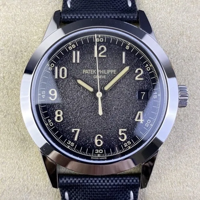 Patek Philippe Calatrava 5226G-001 Nylon Strap Watch PPF Factory AllSeason 2635
