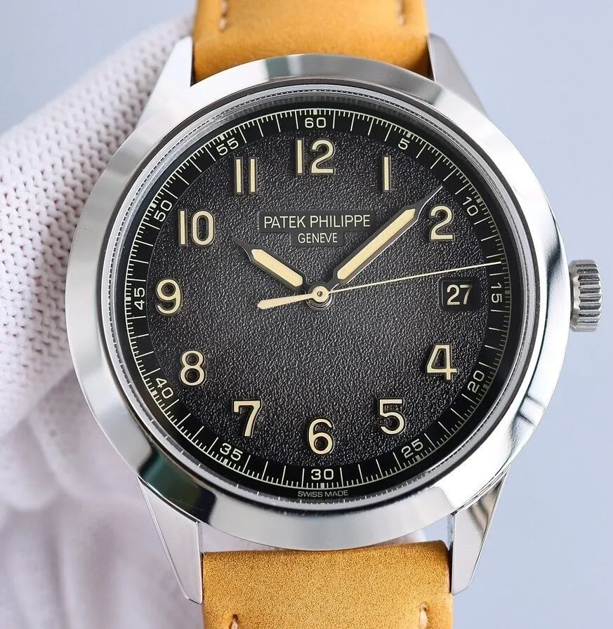 Chic Patek Philippe Calatrava 5226G-001 Nylon Strap Watch PPF Factory 2624