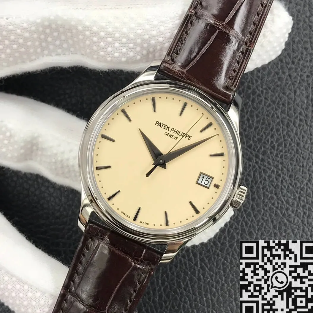 Patek Philippe Calatrava 5227G-001 Ivory White Watch 3K Factory MoistureWicking 1934