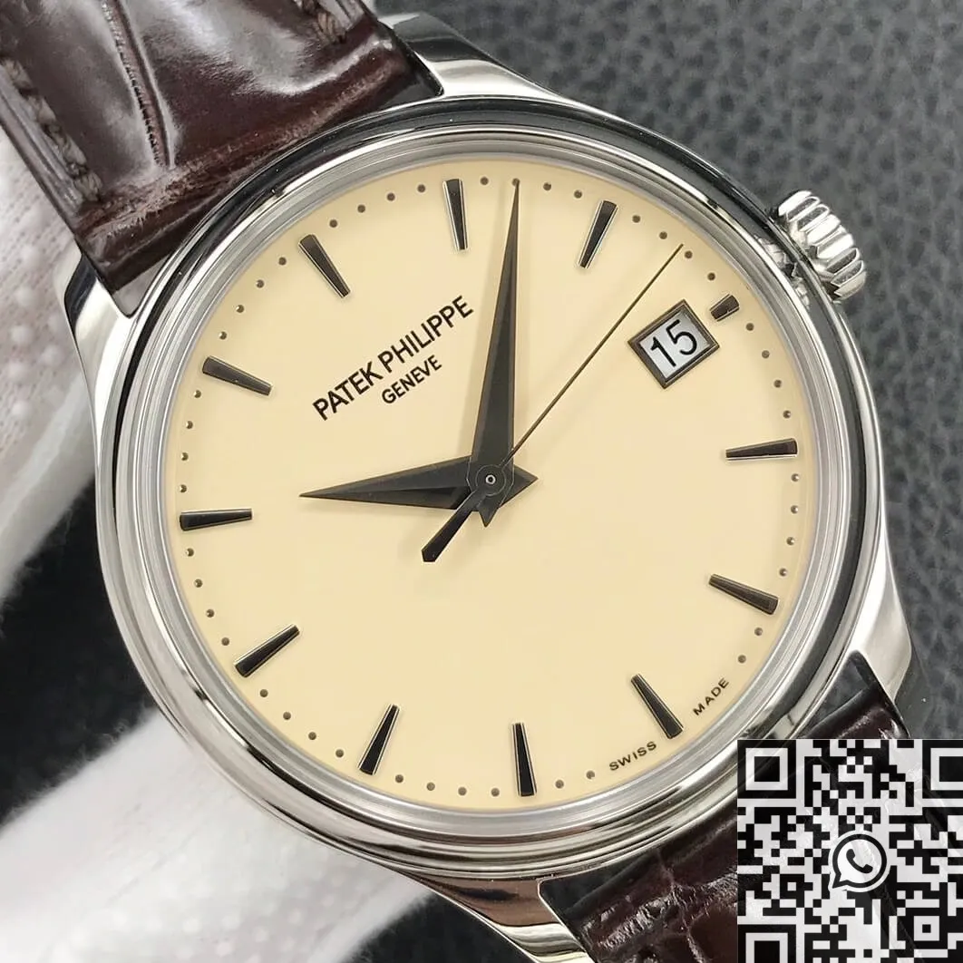 Patek Philippe Calatrava 5227G-001 Ivory White Watch 3K Factory MoistureWicking 1934