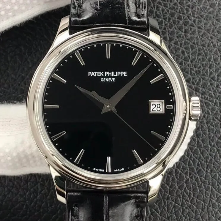 Patek Philippe Calatrava 5227G-010 Black Dial Watch 3K Factory Flexible 1935