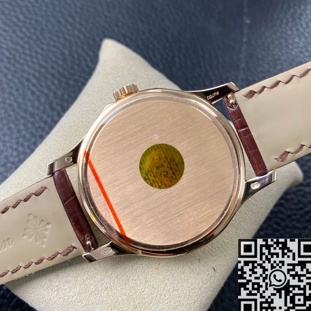 Unisex Patek Philippe Calatrava 5227R-001 Brown Leather Strap Watch ZF Factory 2269