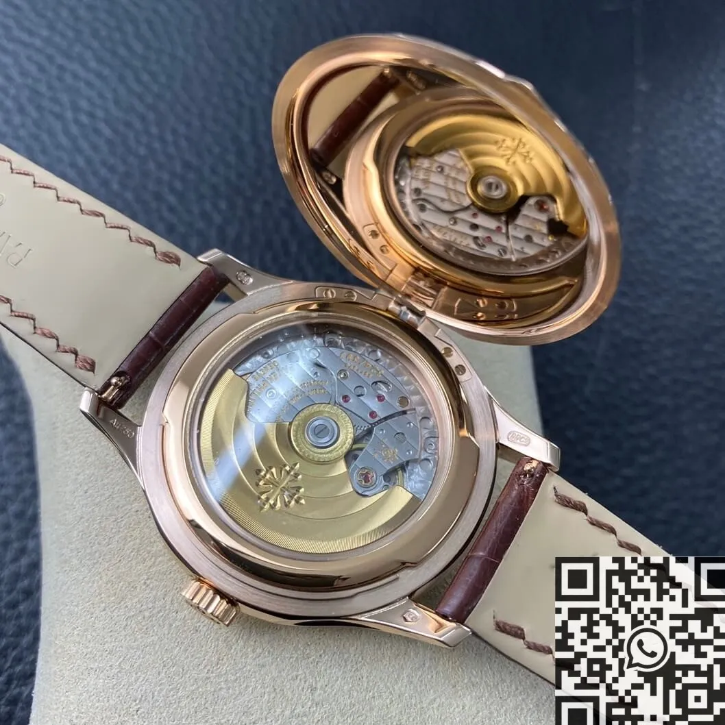 Unisex Patek Philippe Calatrava 5227R-001 Brown Leather Strap Watch ZF Factory 2269