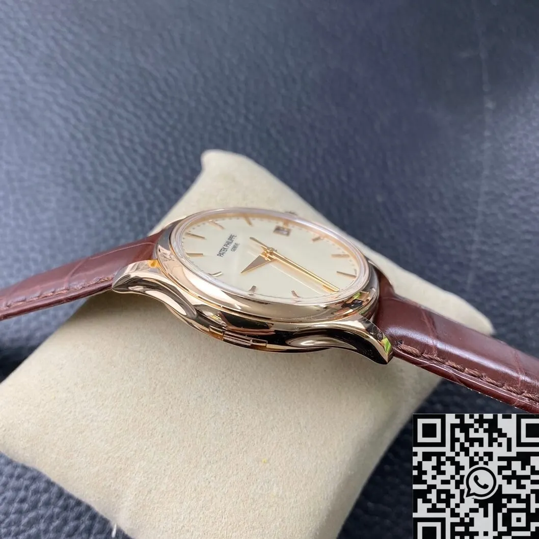 Unisex Patek Philippe Calatrava 5227R-001 Brown Leather Strap Watch ZF Factory 2269