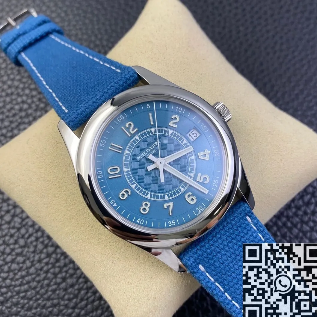 Patek Philippe Calatrava 6007A-001 Grey Blue Dial Watch 3K Factory Unisex 1937