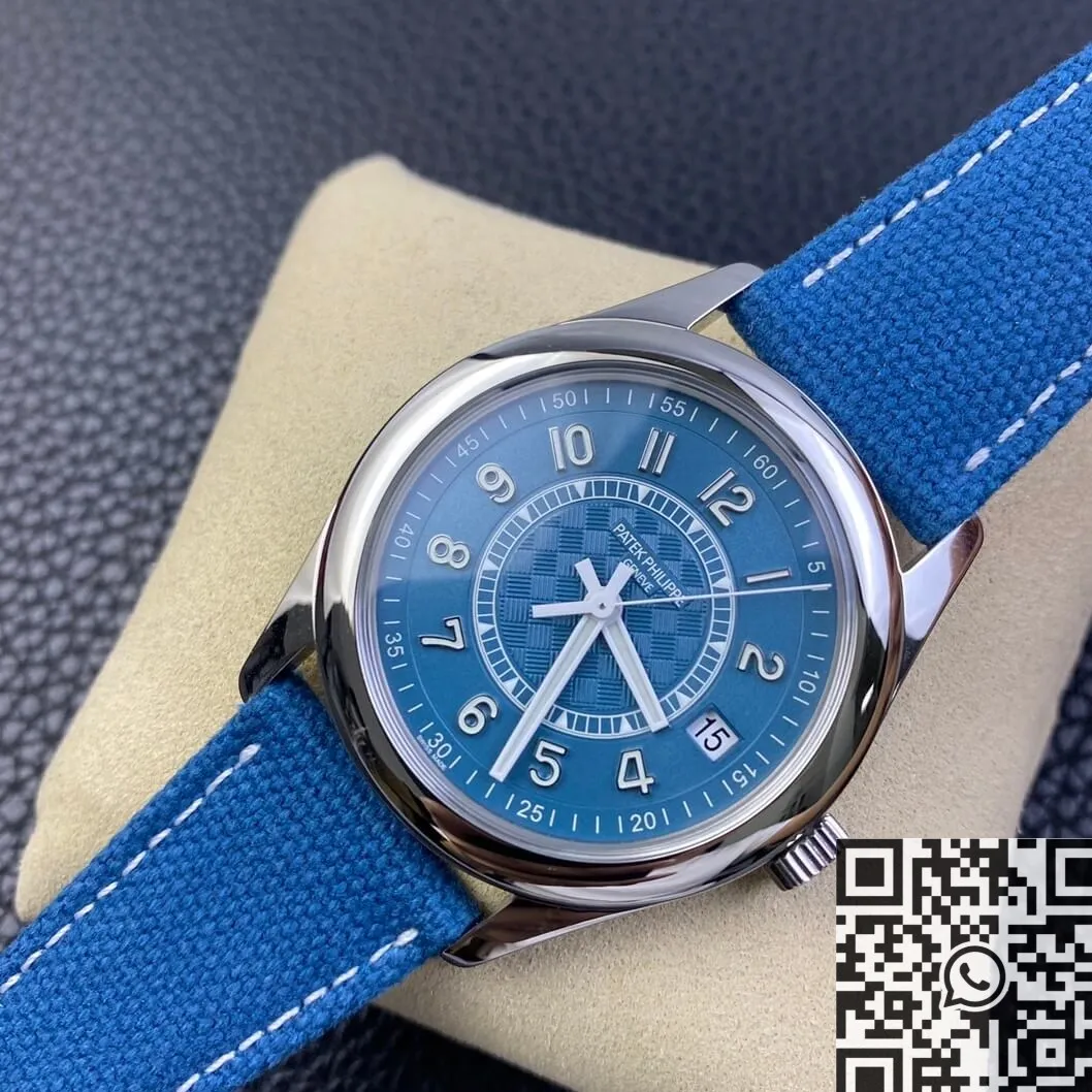 Patek Philippe Calatrava 6007A-001 Grey Blue Dial Watch 3K Factory Unisex 1937