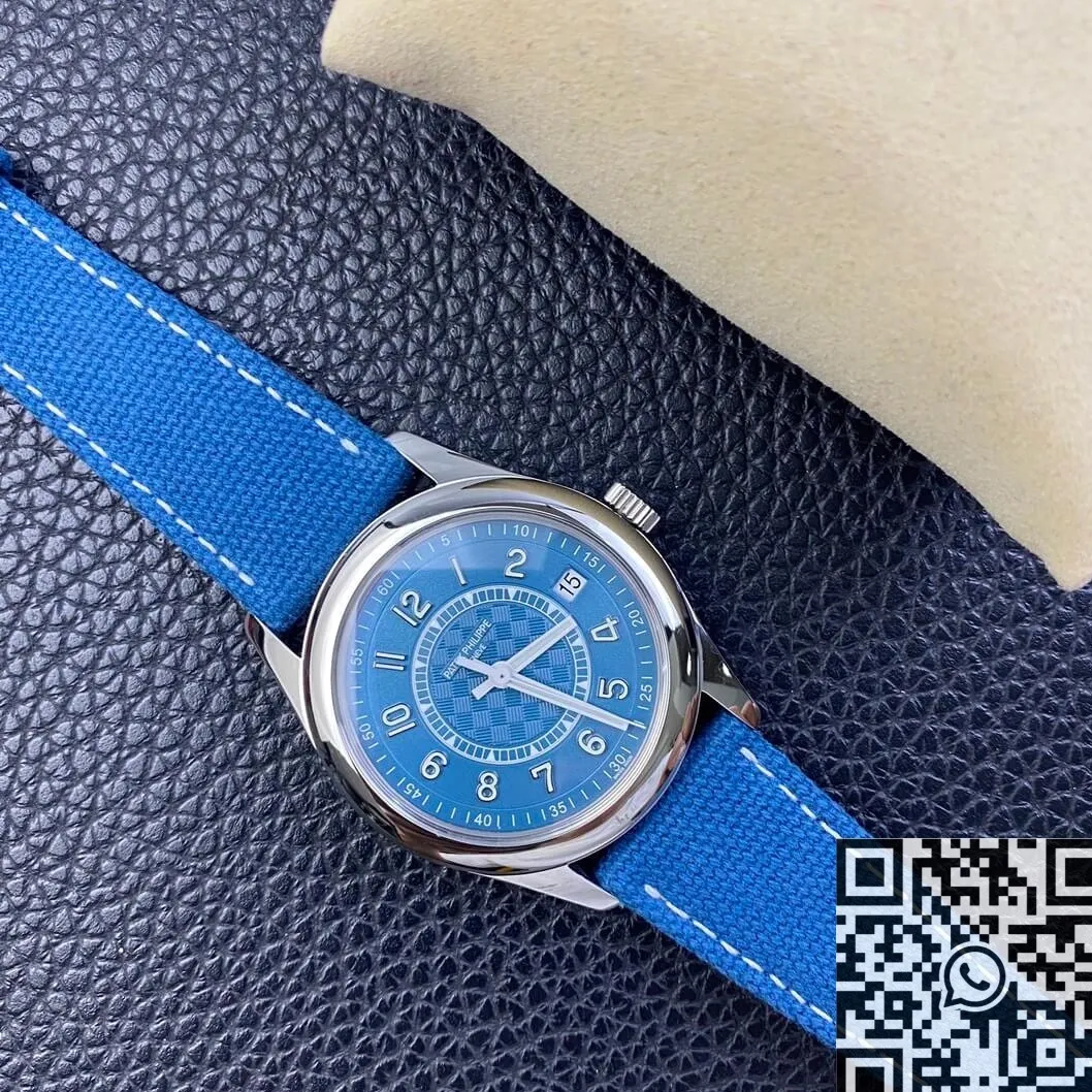 Patek Philippe Calatrava 6007A-001 Grey Blue Dial Watch 3K Factory Unisex 1937