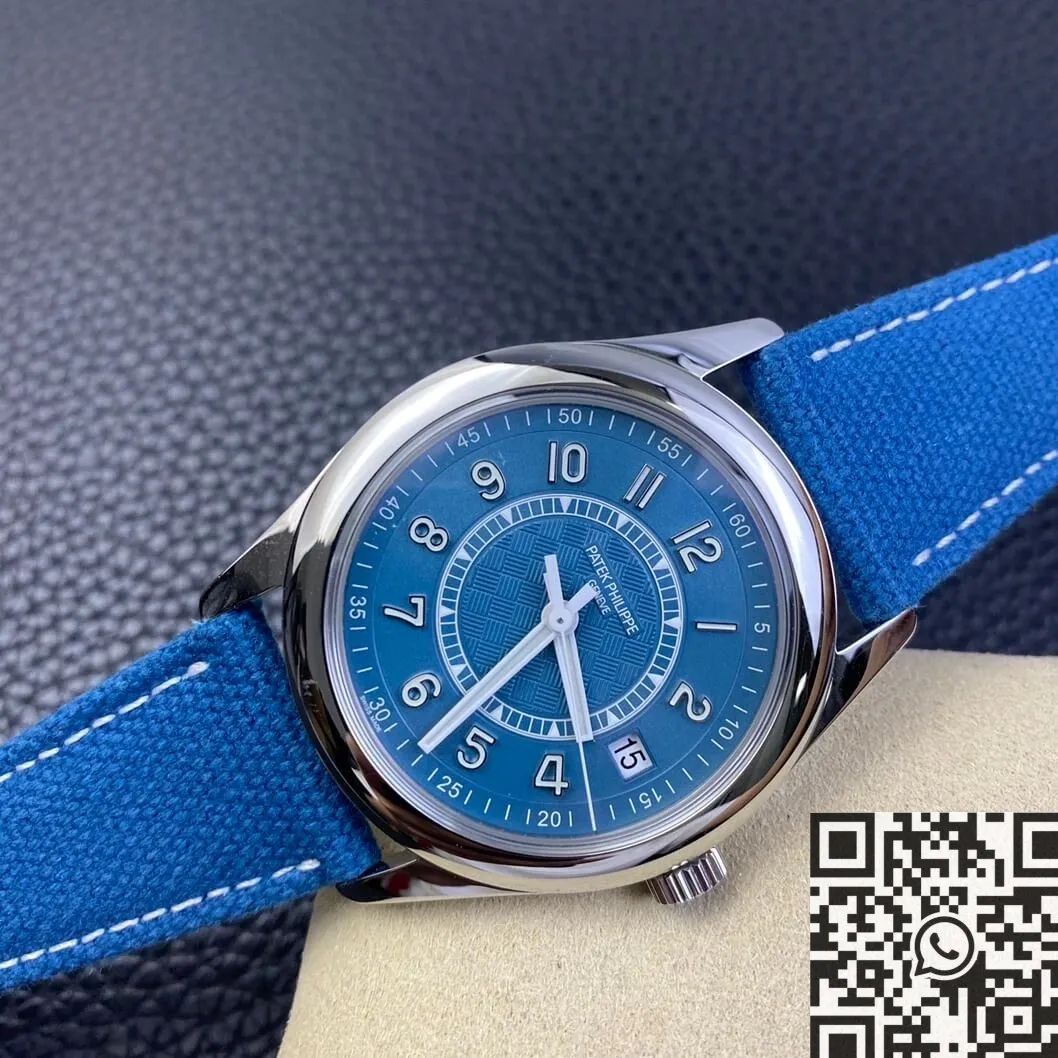Patek Philippe Calatrava 6007A-001 Grey Blue Dial Watch 3K Factory Unisex 1937