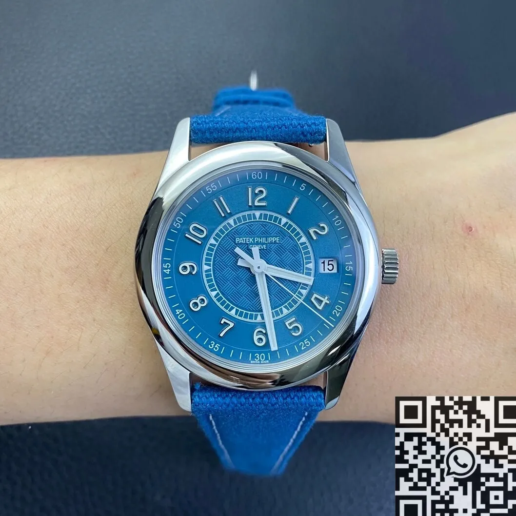 Patek Philippe Calatrava 6007A-001 Grey Blue Dial Watch 3K Factory Unisex 1937