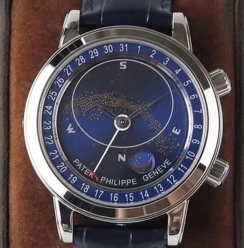Patek Philippe Calatrava 6102P-001 Blue Dial Watch AI Factory Sustainable 761