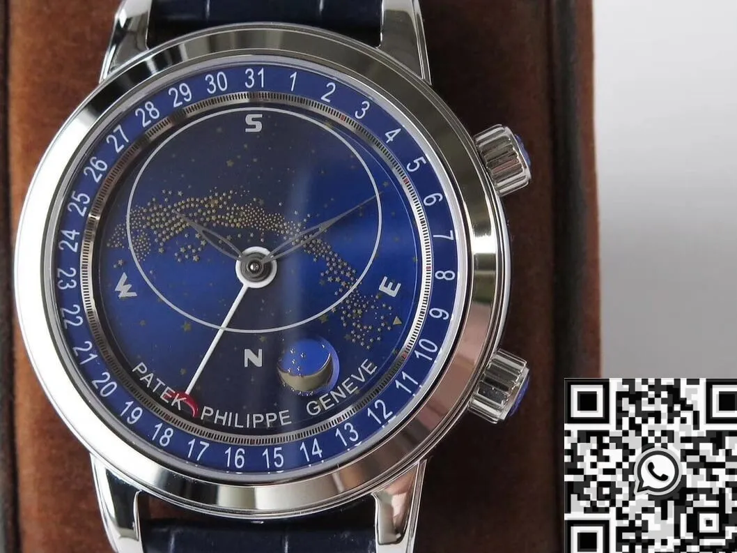 Patek Philippe Calatrava 6102P-001 Blue Dial Watch AI Factory Sustainable 761