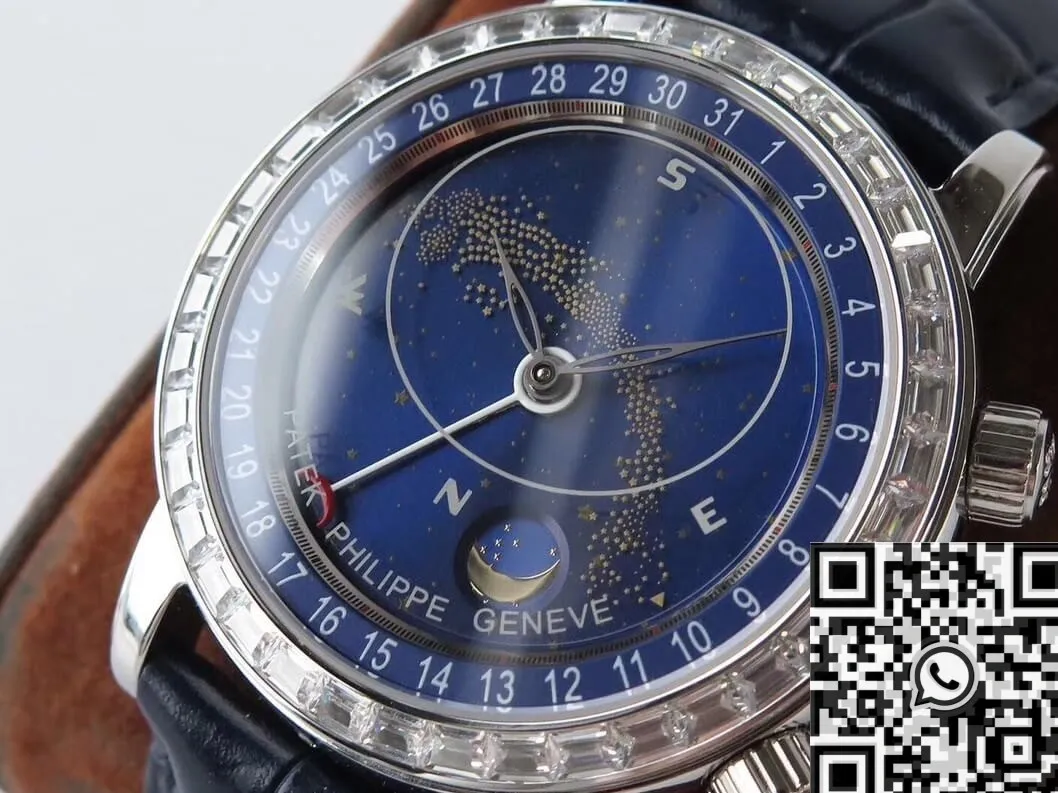 Patek Philippe Calatrava Travel Time 6104G-001 Navy blue Dial Watch AI Factory SmartChoice 763