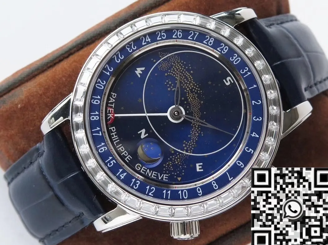 Patek Philippe Calatrava Travel Time 6104G-001 Navy blue Dial Watch AI Factory SmartChoice 763