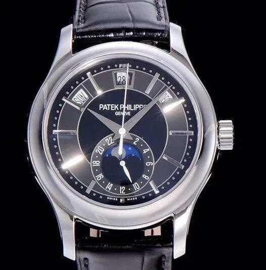 Breathable Patek Philippe Complications 5205G-013 Gray-black Dial Watch GR Factory 766