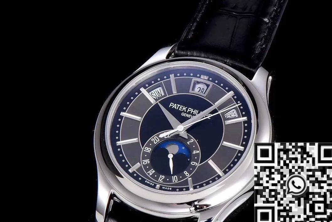 Breathable Patek Philippe Complications 5205G-013 Gray-black Dial Watch GR Factory 766