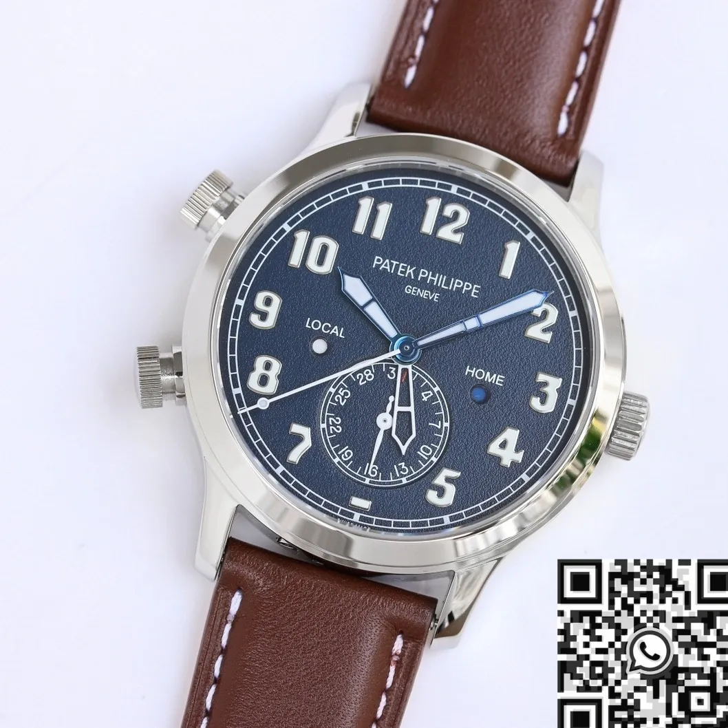 Patek Philippe Complications 5524G-001 Brown Leather Strap Watch GR Factory Durable 770