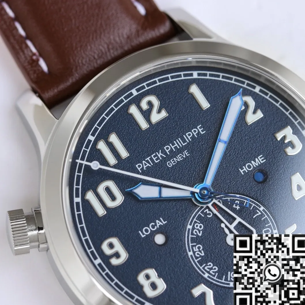 Patek Philippe Complications 5524G-001 Brown Leather Strap Watch GR Factory Durable 770