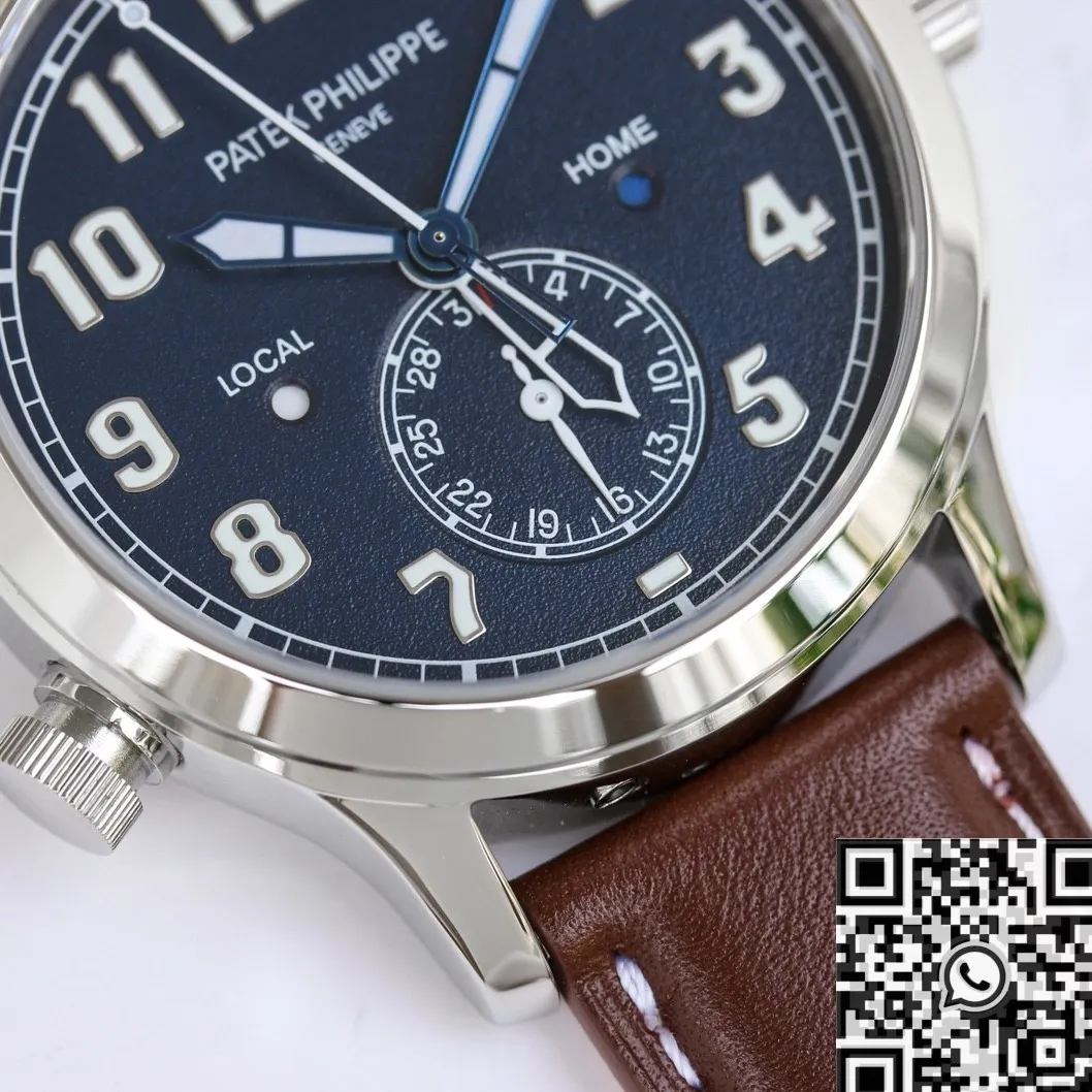 Patek Philippe Complications 5524G-001 Brown Leather Strap Watch GR Factory Durable 770