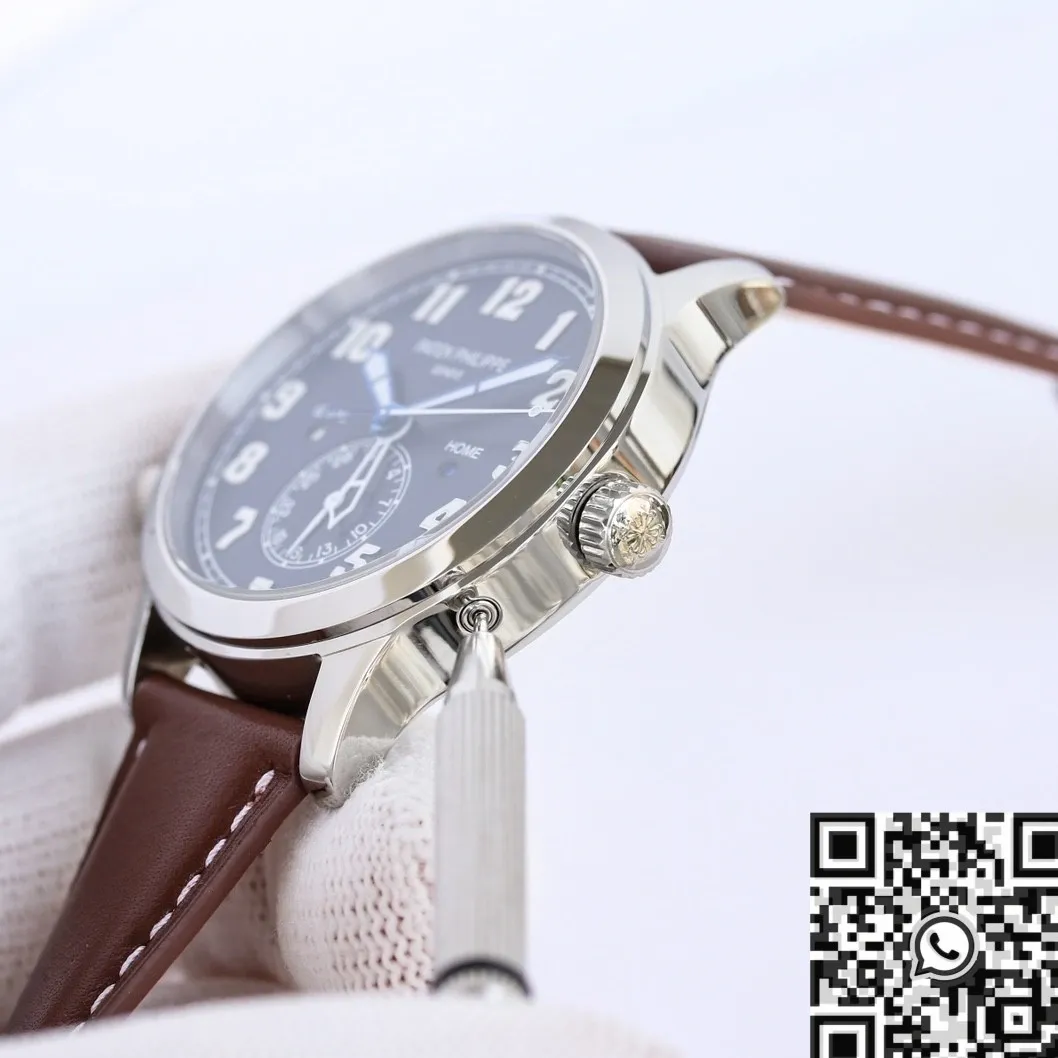 Patek Philippe Complications 5524G-001 Brown Leather Strap Watch GR Factory Durable 770