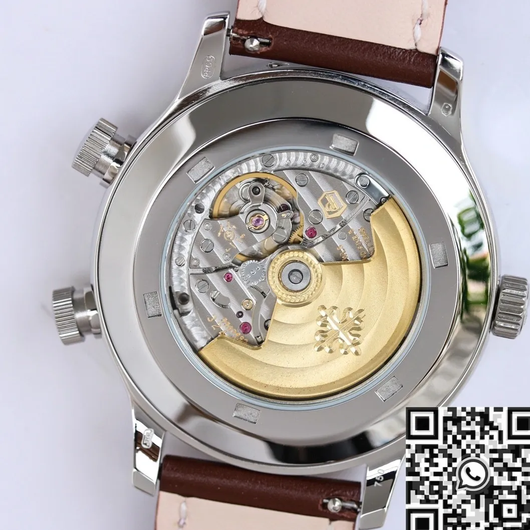 Patek Philippe Complications 5524G-001 Brown Leather Strap Watch GR Factory Durable 770
