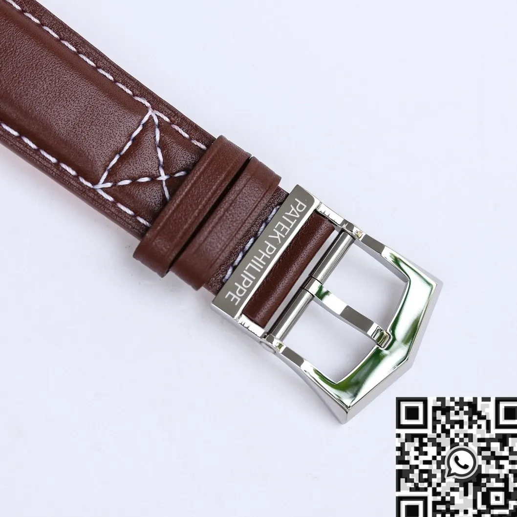 Patek Philippe Complications 5524G-001 Brown Leather Strap Watch GR Factory Durable 770