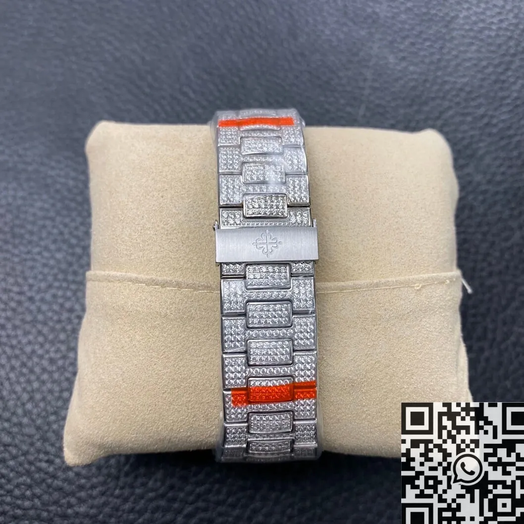WaterResistant Patek Philippe Nautilus 5711 Blue Diamond Dial Watch R8 Factory 2734