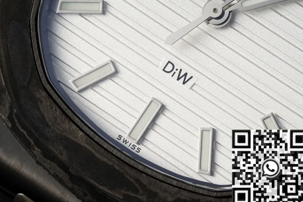 TopPick Patek Philippe Nautilus 5711 Carbon Fiber White Dial Custom Watch 775