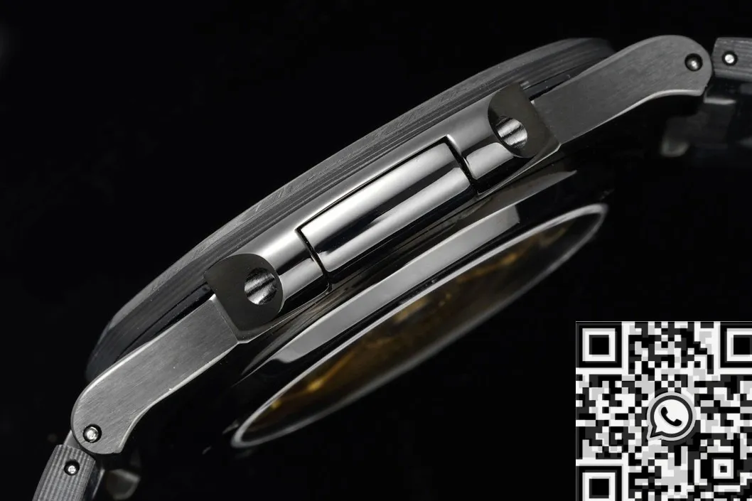 TopPick Patek Philippe Nautilus 5711 Carbon Fiber White Dial Custom Watch 775