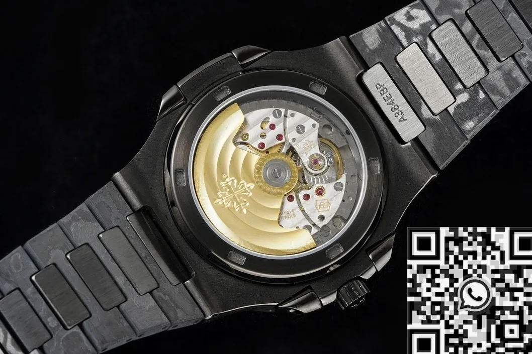 TopPick Patek Philippe Nautilus 5711 Carbon Fiber White Dial Custom Watch 775
