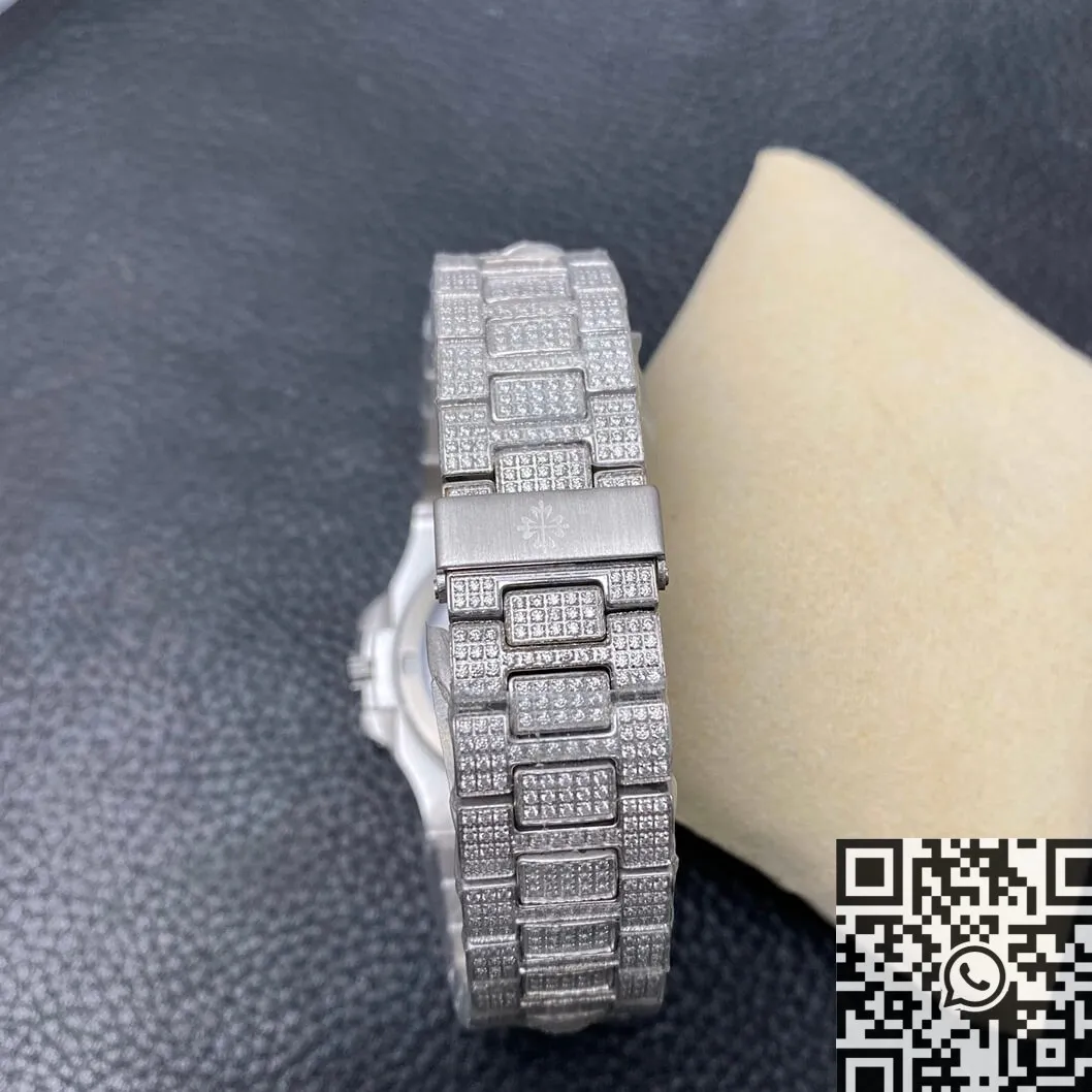 Patek Philippe Nautilus 5711 Full Diamond Watch R8 Factory Bright 781