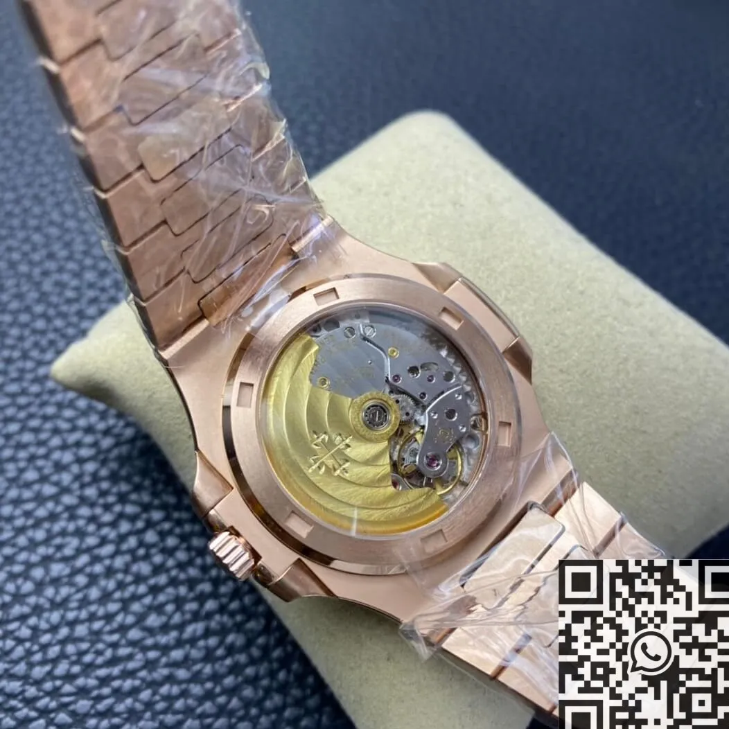 Patek Philippe Nautilus 5711 Red Diamond Rose Gold Watch PPF Custom Chic 2625