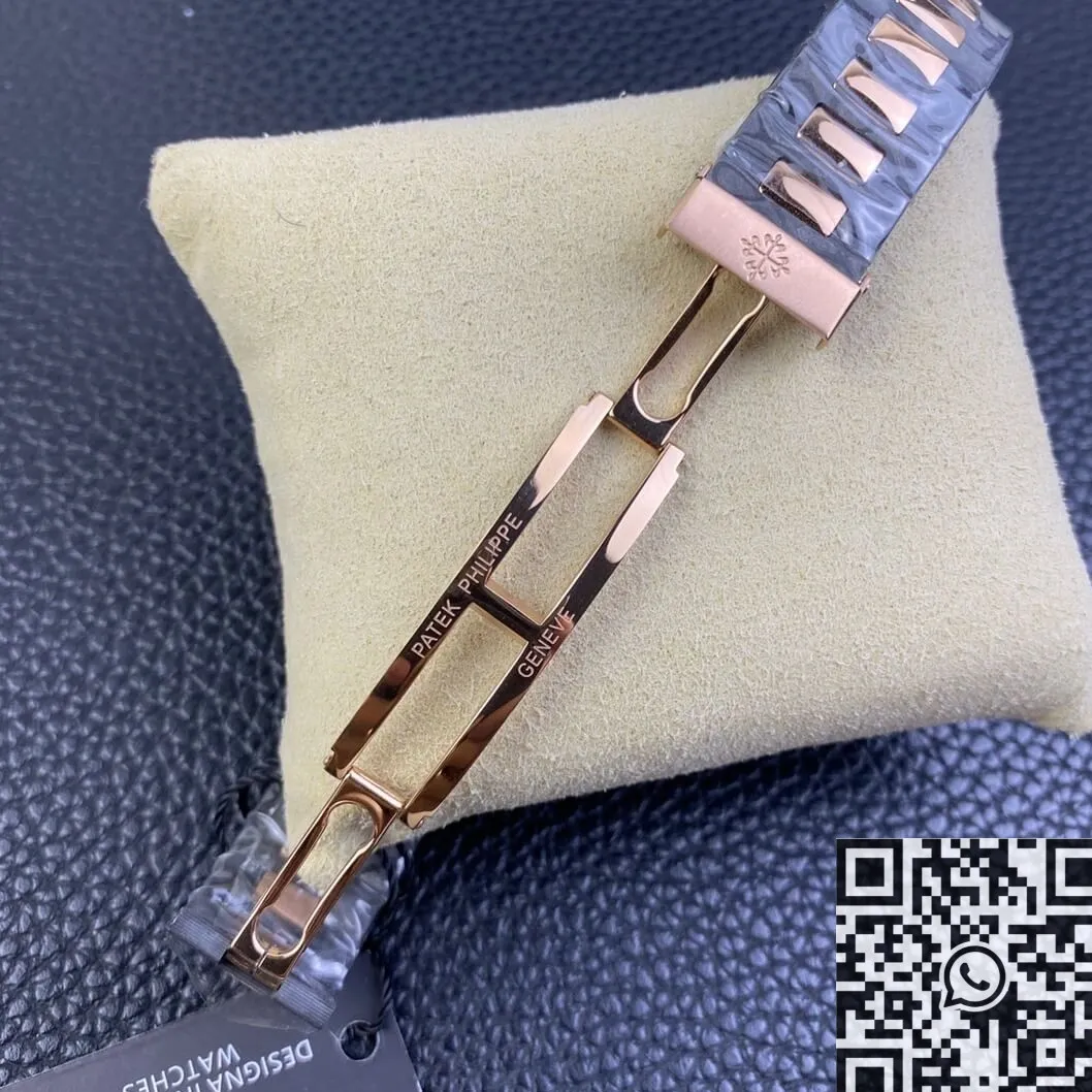 HighQuality Patek Philippe Nautilus 5711 Super Clone Carbon Fiber Gold Case Custom Watch 788