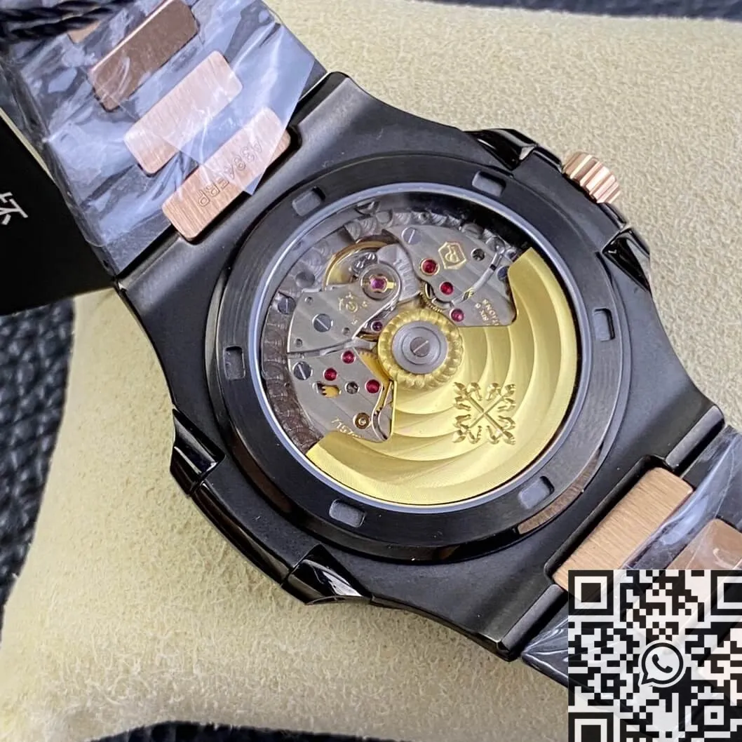 HighQuality Patek Philippe Nautilus 5711 Super Clone Carbon Fiber Gold Case Custom Watch 788