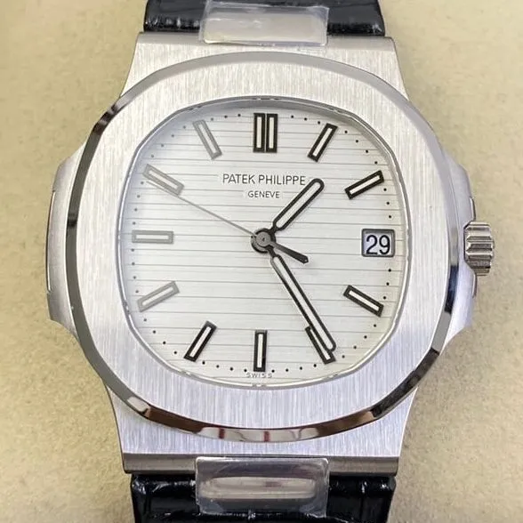 Stylish Patek Philippe Nautilus 5711 White Dial Belt Model Watch PPF Factory 2637