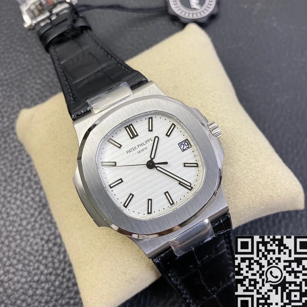 Stylish Patek Philippe Nautilus 5711 White Dial Belt Model Watch PPF Factory 2637