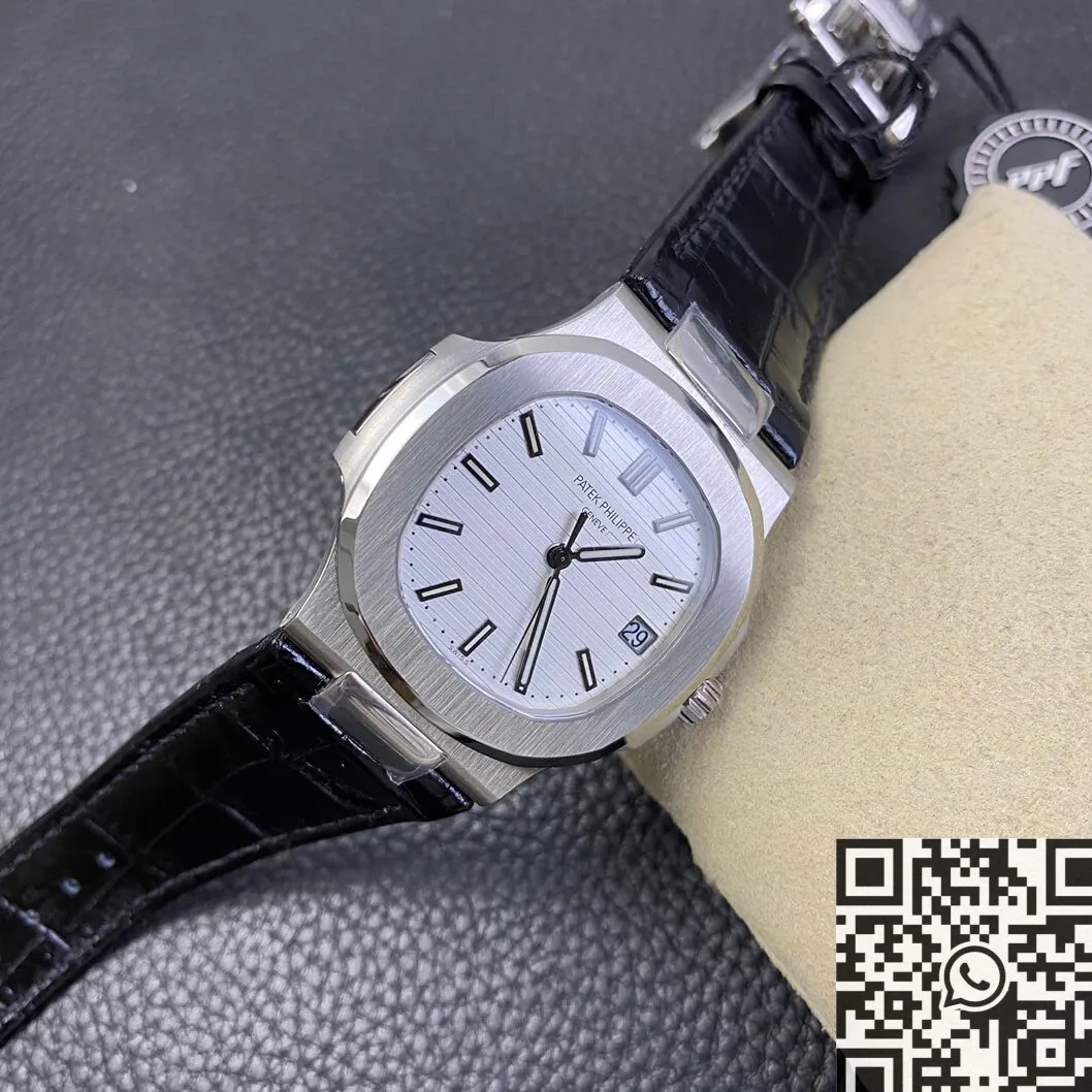 Stylish Patek Philippe Nautilus 5711 White Dial Belt Model Watch PPF Factory 2637