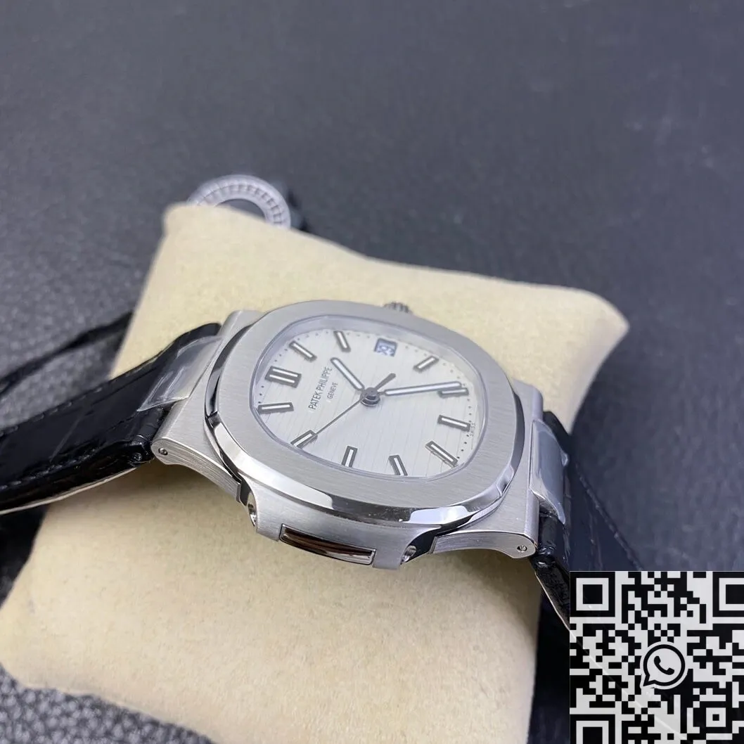 Stylish Patek Philippe Nautilus 5711 White Dial Belt Model Watch PPF Factory 2637